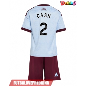 Lacne Dětský Futbalové dres Aston Villa Matty Cash #2 2026-27 Krátky Rukáv - Tretina (+ trenírky)